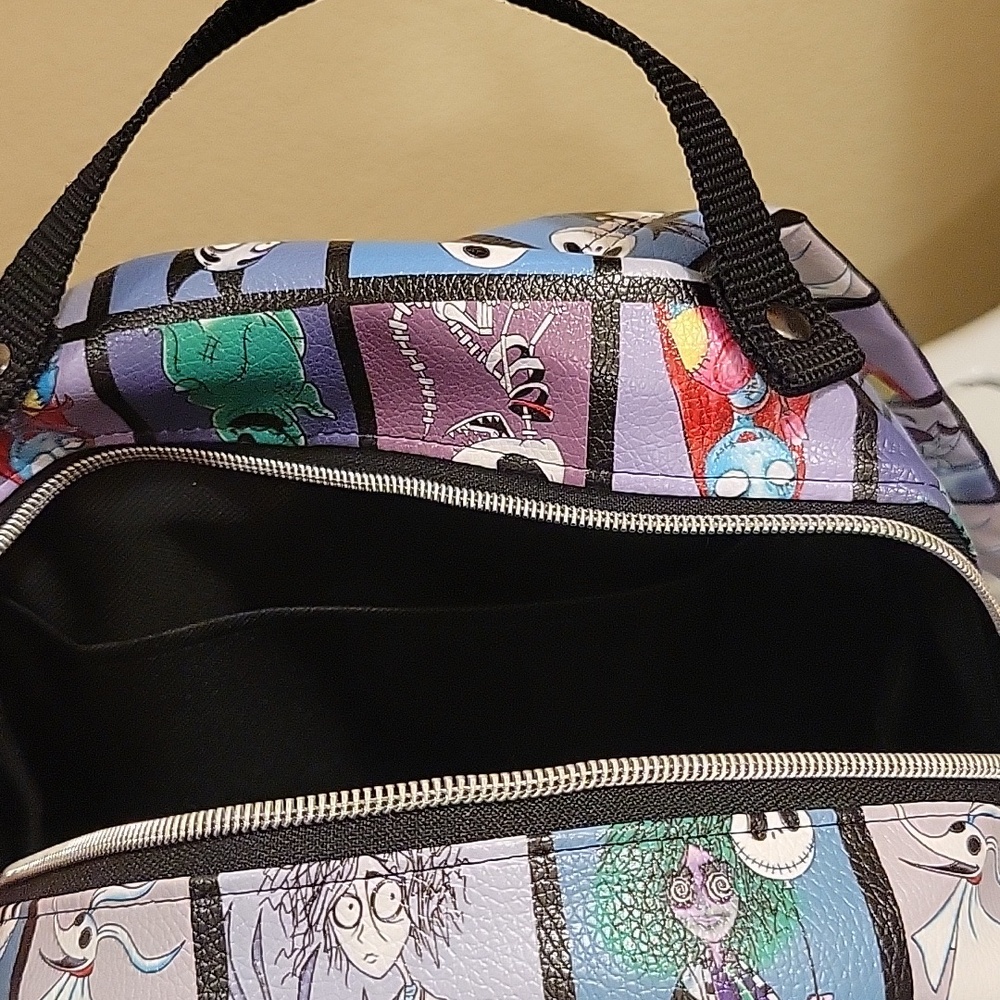 Nightmare Patchwork Mini Backpack - Purple Multi … - image 7